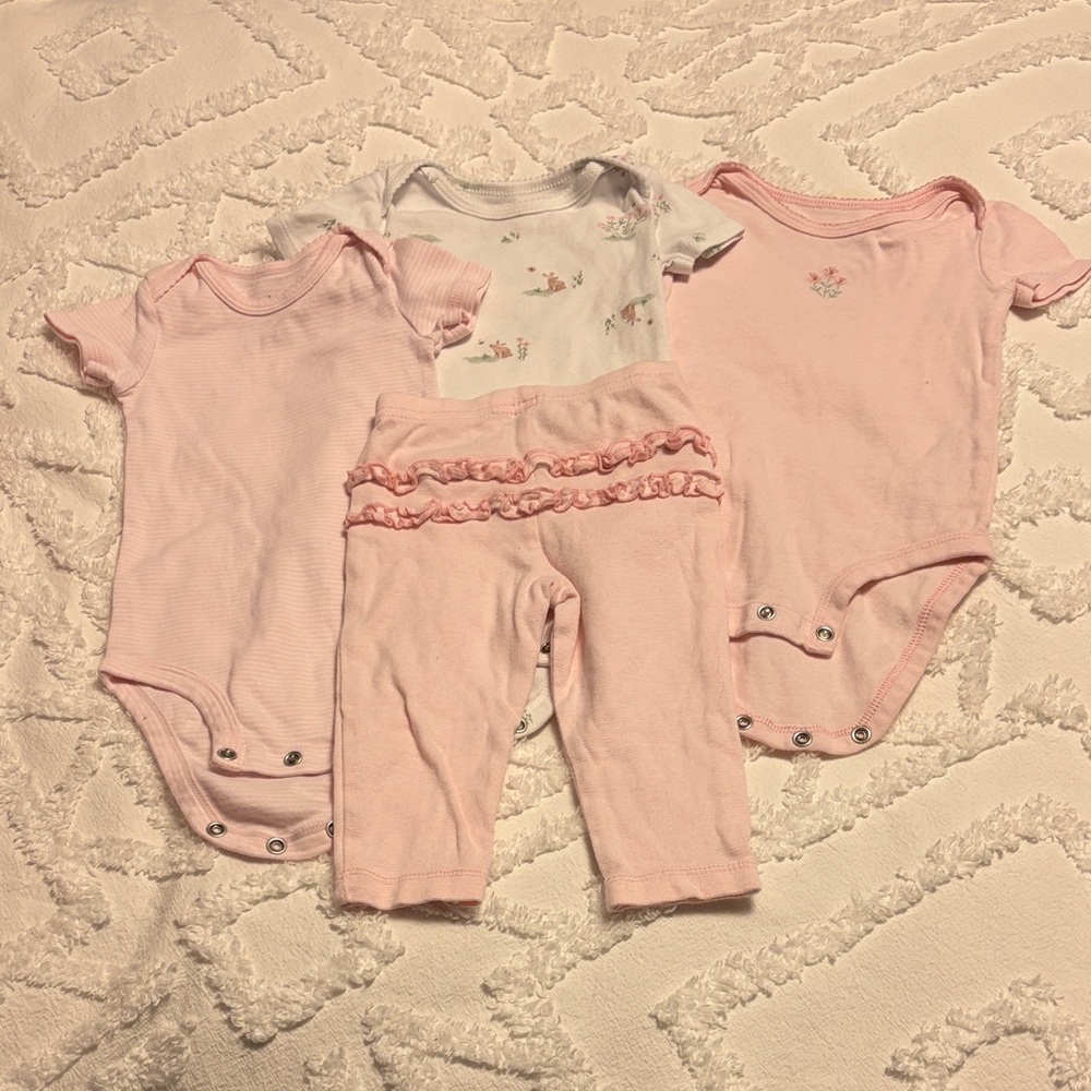 Carter's Onesie set and pants. 9 months. Easter or Spring.